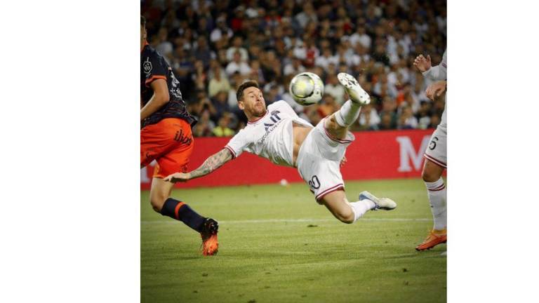 Doblete de Messi en goleada del PSG al Montpellier