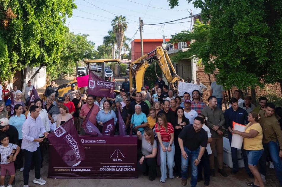 $!Ayuntamiento de Culiacán invertirá $3.22 millones en pavimentación de calle en Las Cucas
