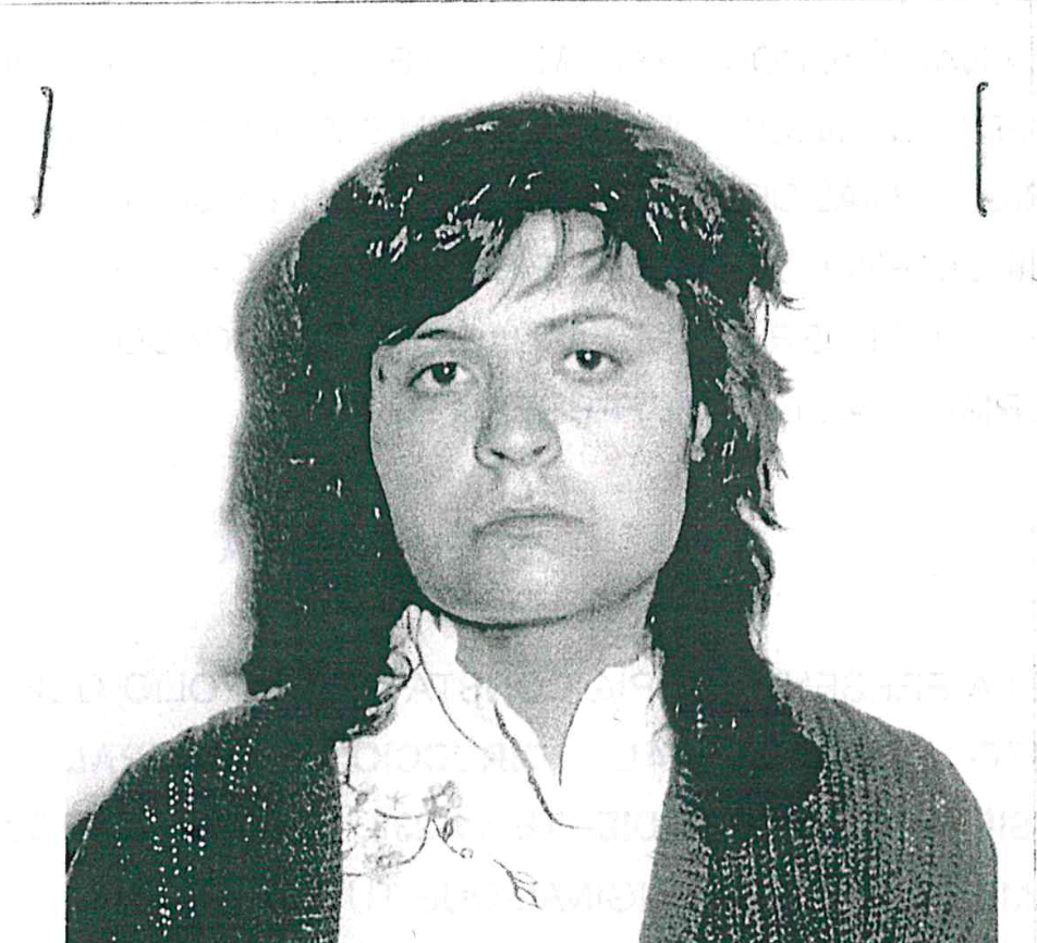 $!Fotografía de Alicia De los Ríos Merino, alias Susana, tomada en 1979, cuando se encontraba detenida-desaparecida. Procedente de los archivos de la Dirección Federal de Seguridad (DFS).