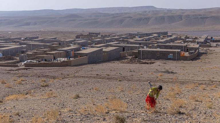 La sequía afecta a comunidades pobres en Afganistán.