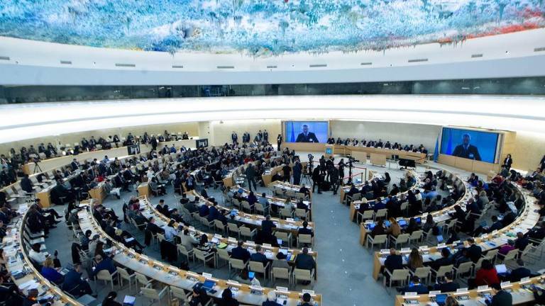 Panorámica del Consejo de Derechos Humanos.