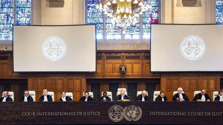Magistrados de la Corte Internacional de Justicia (foto de archivo).