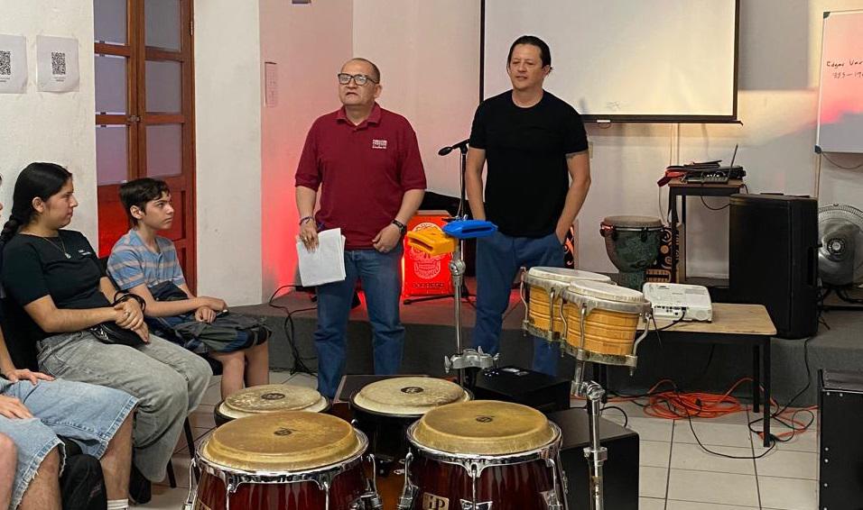 $!Manuel Tanamachi y Daniel Borrego durante la bienvenida.