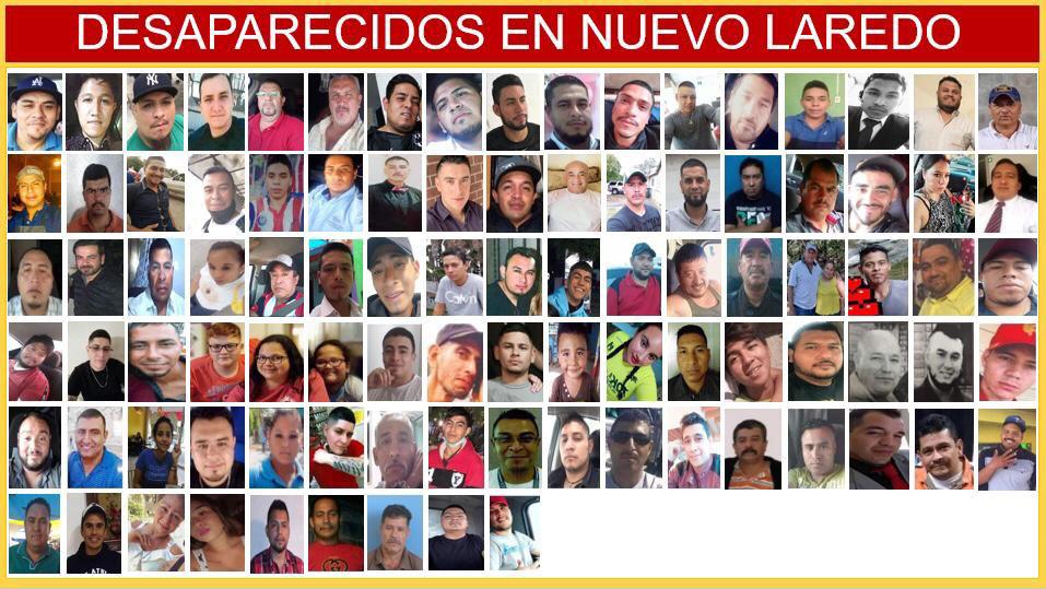 $!Fotografías de personas desaparecidas en la carretera 85D dentro del territorio de Nuevo Laredo Tamaulipas, recopiladas por el Colectivo Todos Somos Uno.