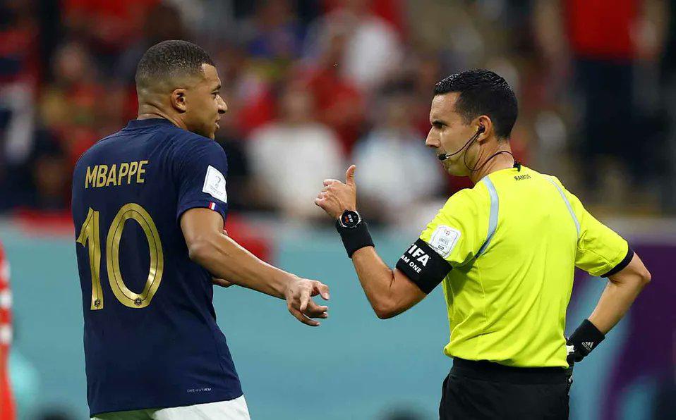 $!Sinaloense César Ramos cumple en la semifinal Francia-Marruecos