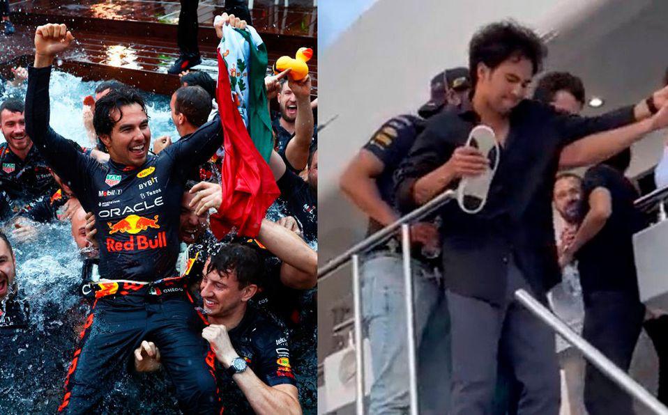 $!‘Fue una mala fiesta que no supe controlar’: Checo Pérez tras los VIDEOS de festejo en Mónaco