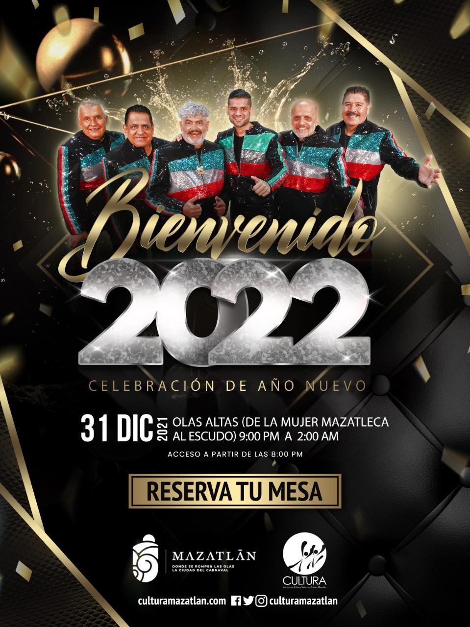 $!Mazatlán festejará fin de año con ‘Bienvenido 2022’