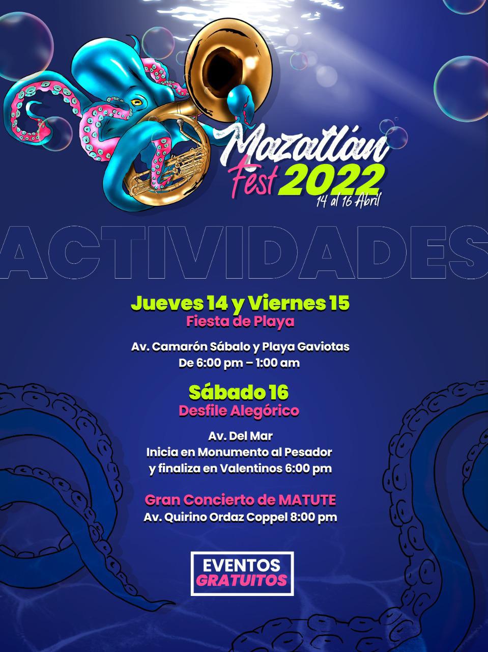 $!Matute será el artista estelar del Mazatlán Fest 2022