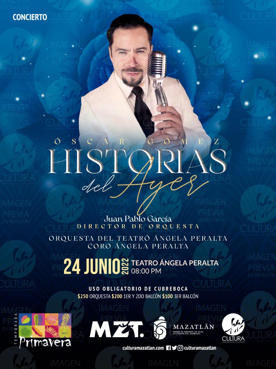 $!El concierto se tiene previsto para el viernes 24 de junio en el Teatro Ángela Peralta.