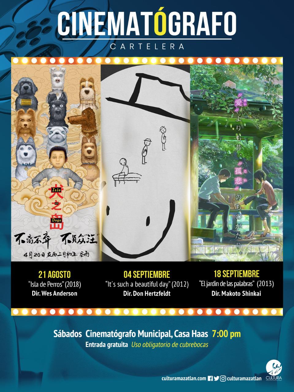 $!Vuelven las funciones sabatinas del Cinematógrafo Municipal