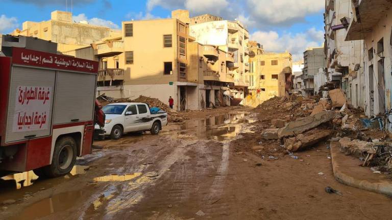 Las inundaciones en el noreste de Libia han desplazado a más de 43.000 personas.