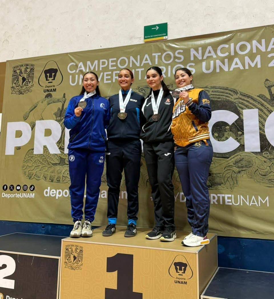 $!Doble oro mazatleco en el karate del Torneo Nacional ANUIES 2026