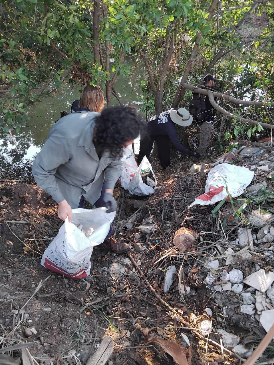 $!Ciudadanos defienden manglar con jornada de limpieza en el Arroyo Jabalines, en Mazatlán