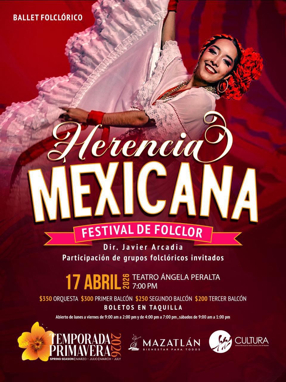 $!Con coloridos vestuarios y música tradicional, “Herencia Mexicana” mostrará la riqueza cultural de diversas regiones del país.