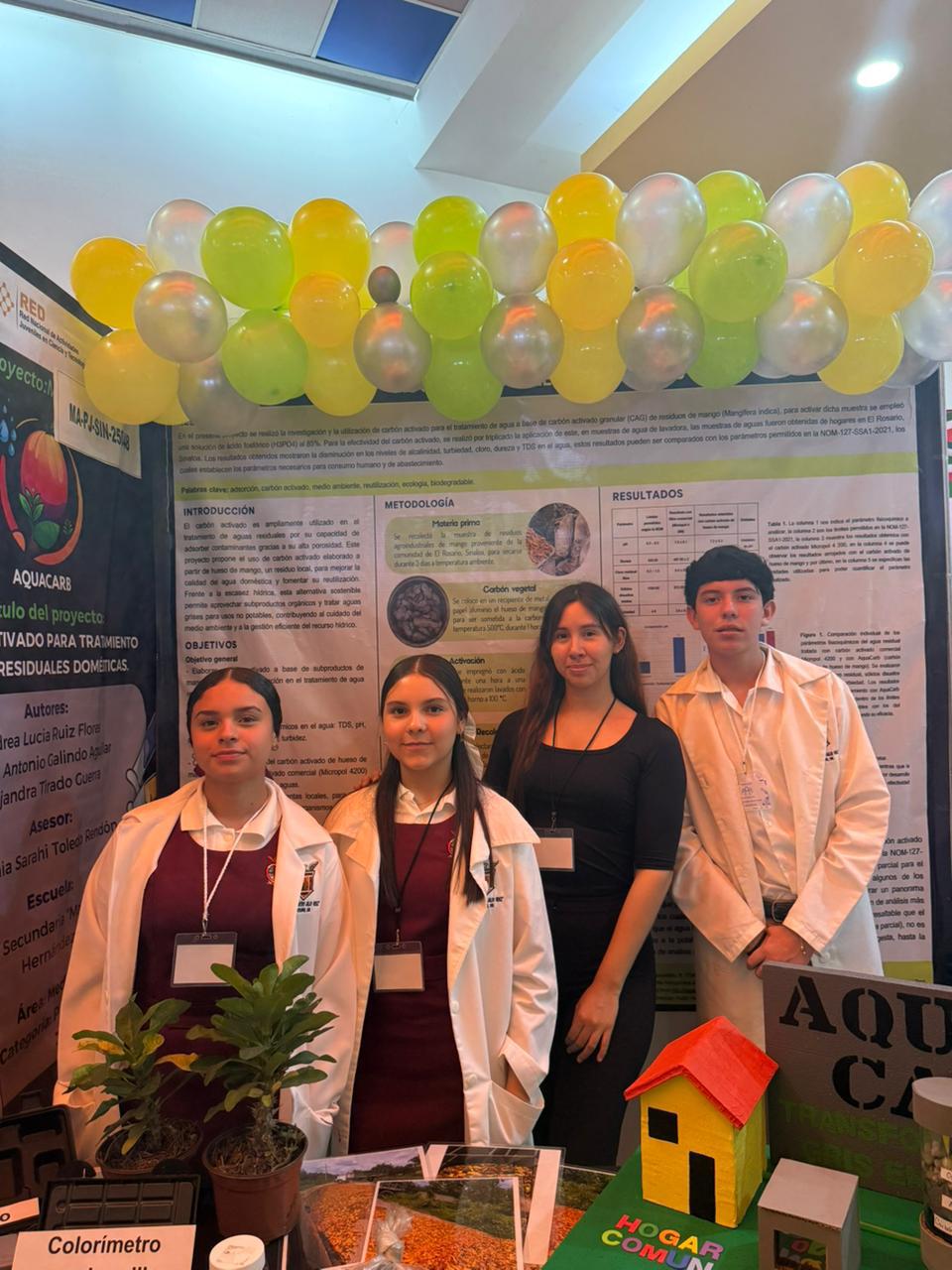 $!Andrea, Alejandra y Dereck, estudiantes rosarenses, consiguen pase a la Expo Ciencias Nacional