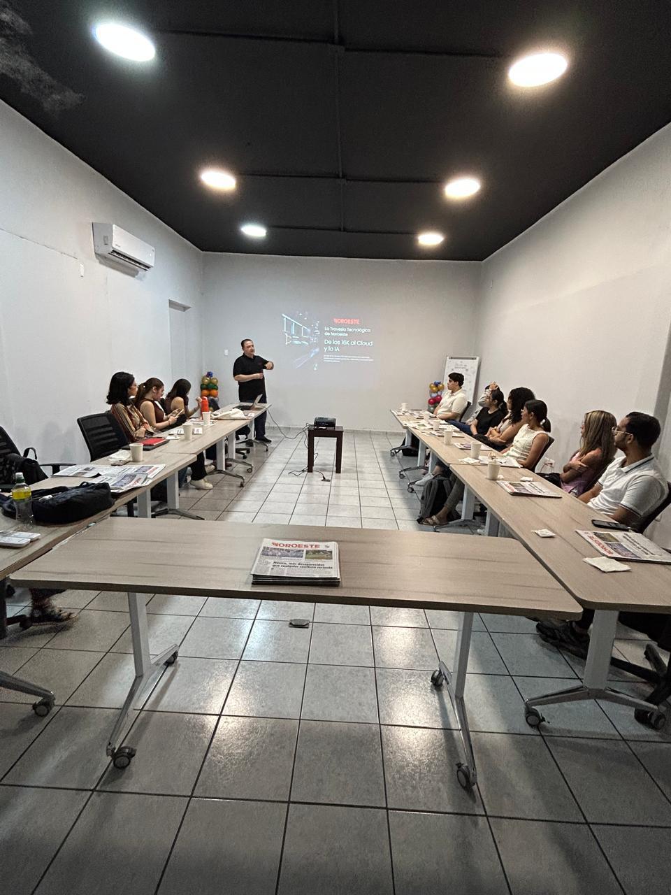 $!Miguel Tirado, director de TI, habló de la evolución tecnológica en Noroeste durante tres décadas.