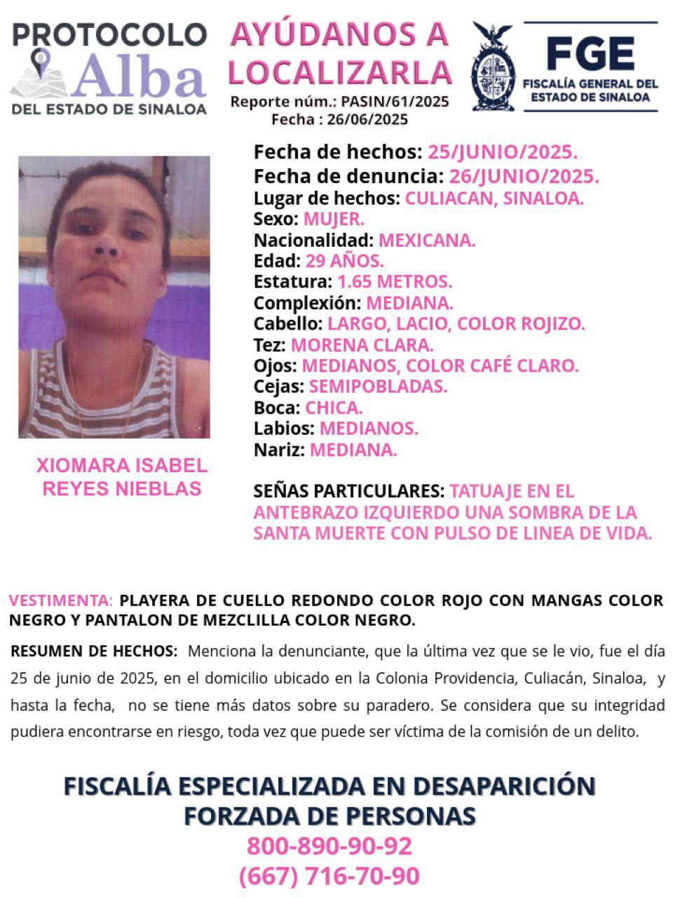 $!Activan búsqueda por desaparición de dos jóvenes mujeres en Sinaloa