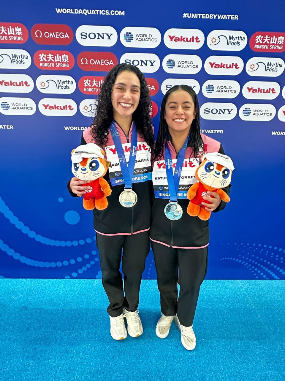 $!México suma dos platas más en Singapur 2025 con actuaciones brillantes en clavados sincronizados