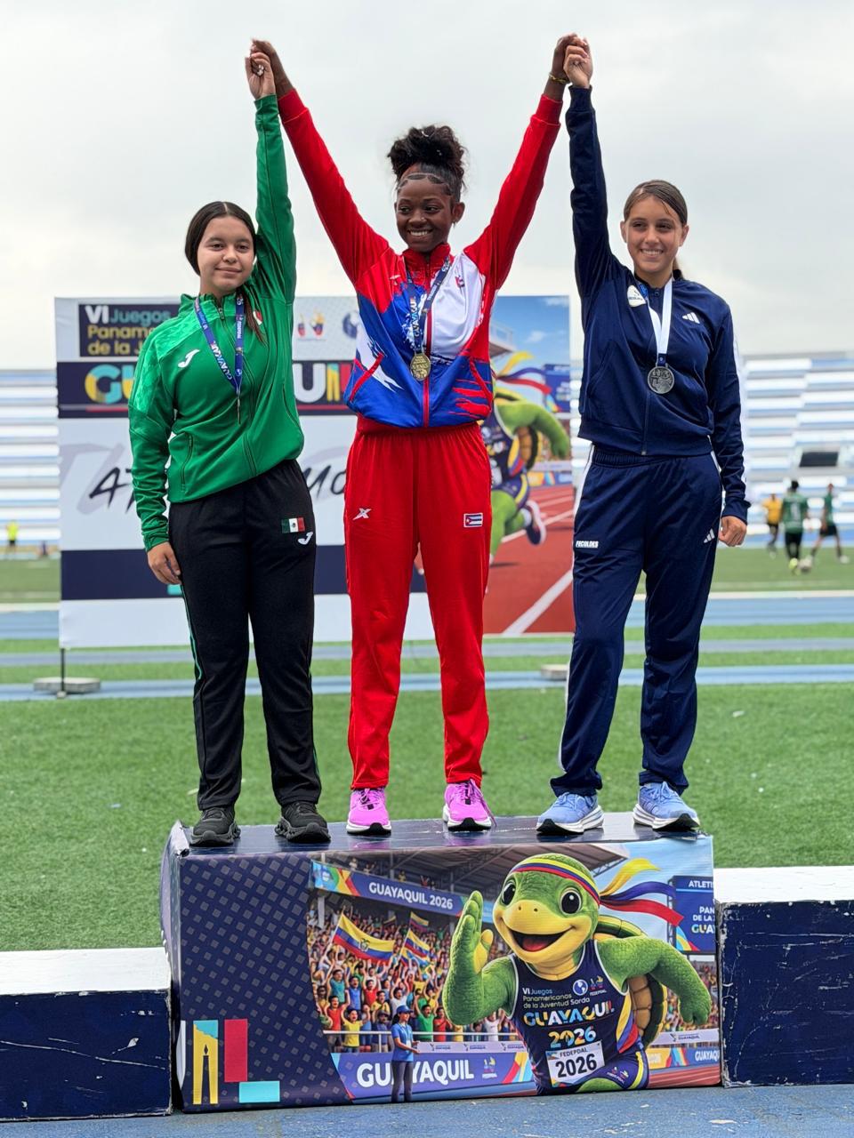 $!Mazatleca Naomi Ríos Cruz consigue la primera medalla para México y Sinaloa en los Juegos Panamericanos de la Juventud Sorda