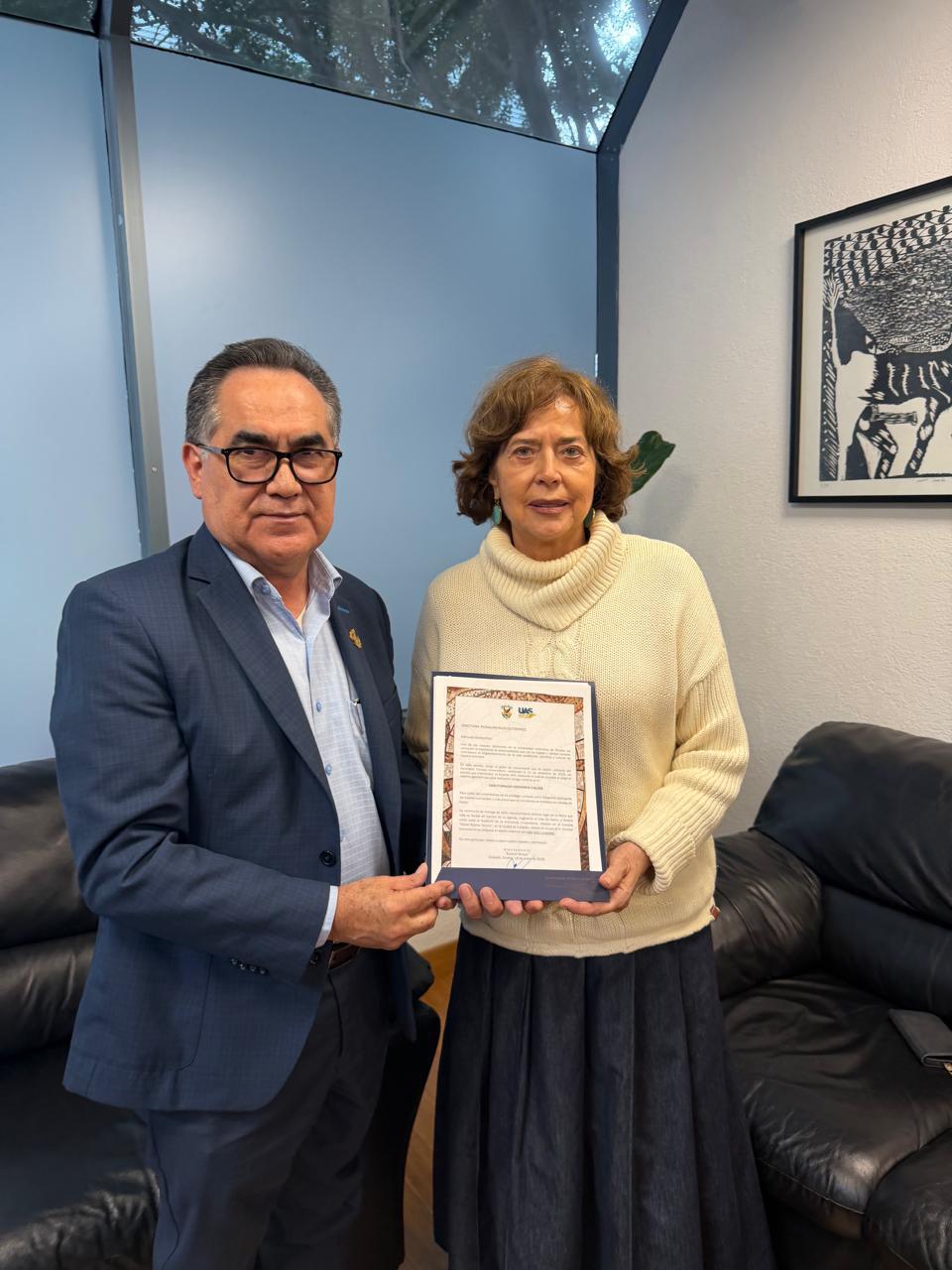 $!Otorgará UAS Doctorado Honoris Causa a Annie Pardo, madre de Claudia Sheinbaum, y a Rosaura Ruiz