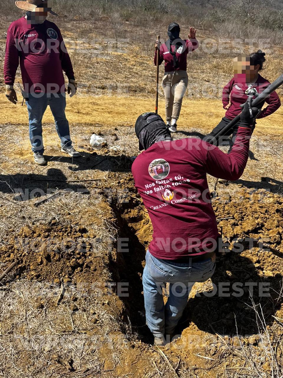 $!Realiza Fiscalía de Sinaloa búsqueda en nueva posible fosa clandestina en inmediaciones de El Verde, Concordia; encuentran un cuerpo