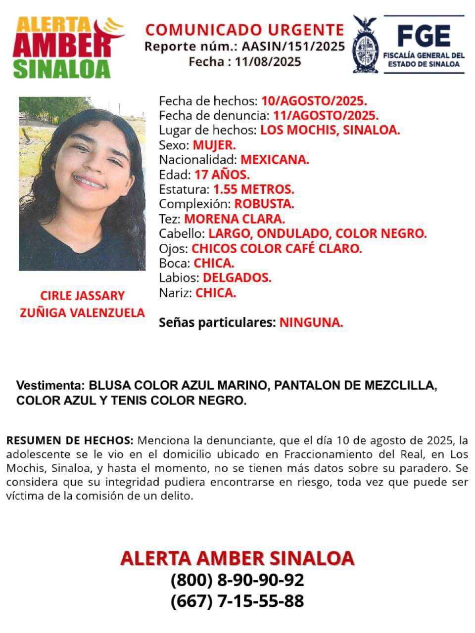 $!Activan Alerta Amber tras la desaparición de dos adolescentes en Los Mochis y Guasave