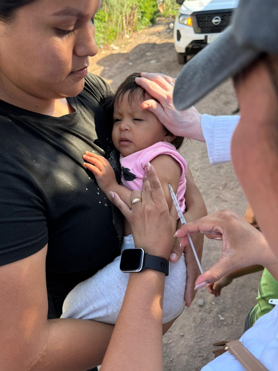 $!Realizan campaña de vacunación contra el Sarampión en Juan José Ríos