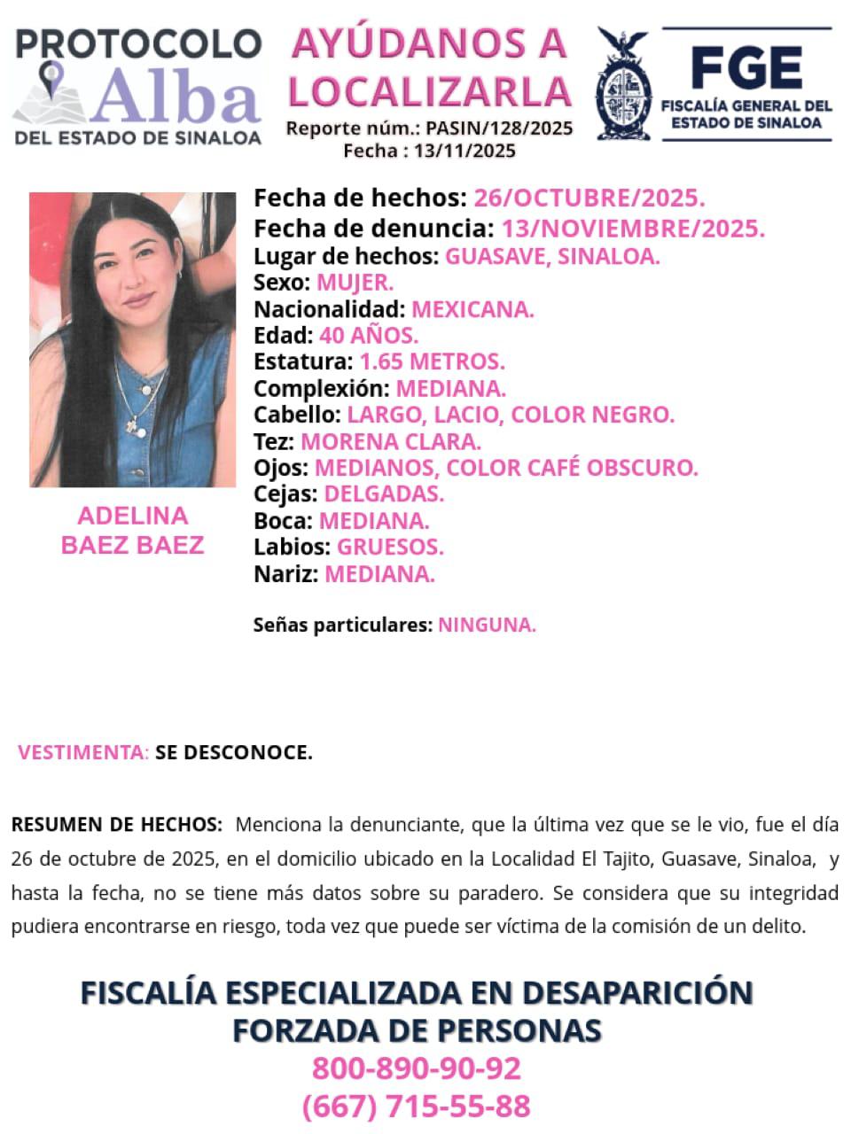 $!Buscan madre y sus dos hijas desaparecidas desde octubre en Guasave