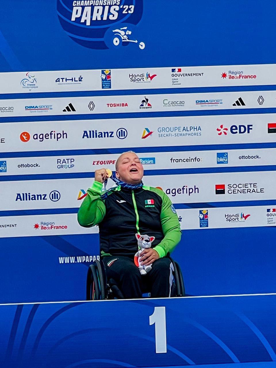 $!¡Mazatleca Rosa María Guerrero es campeona mundial y logra plaza para París 2024!