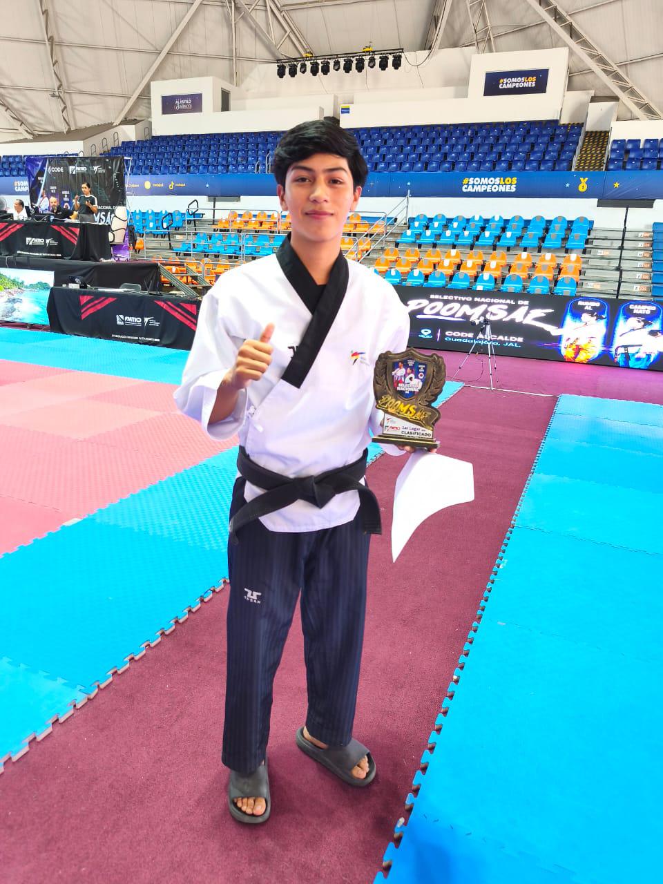 $!Mazatleco Nery Frías Mozo asegura pase en tercia al Mundial de Poomsae 2026 tras Selectivo Nacional en Guadalajara