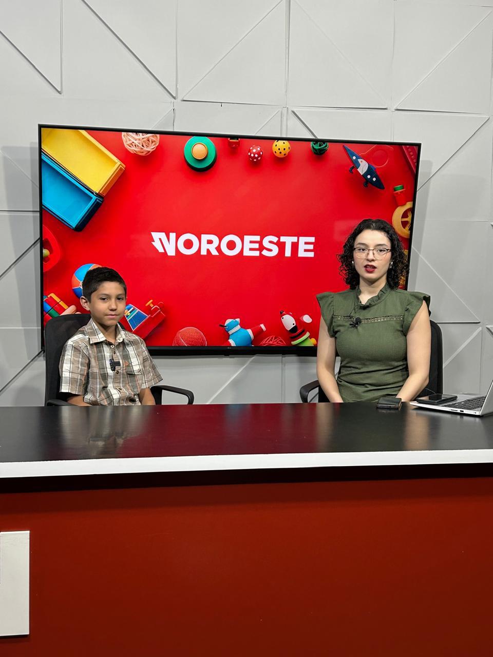 $!Ángel Agustín Loaiza Luna participó en Noticiero Noroeste con Paulina Otáñez.
