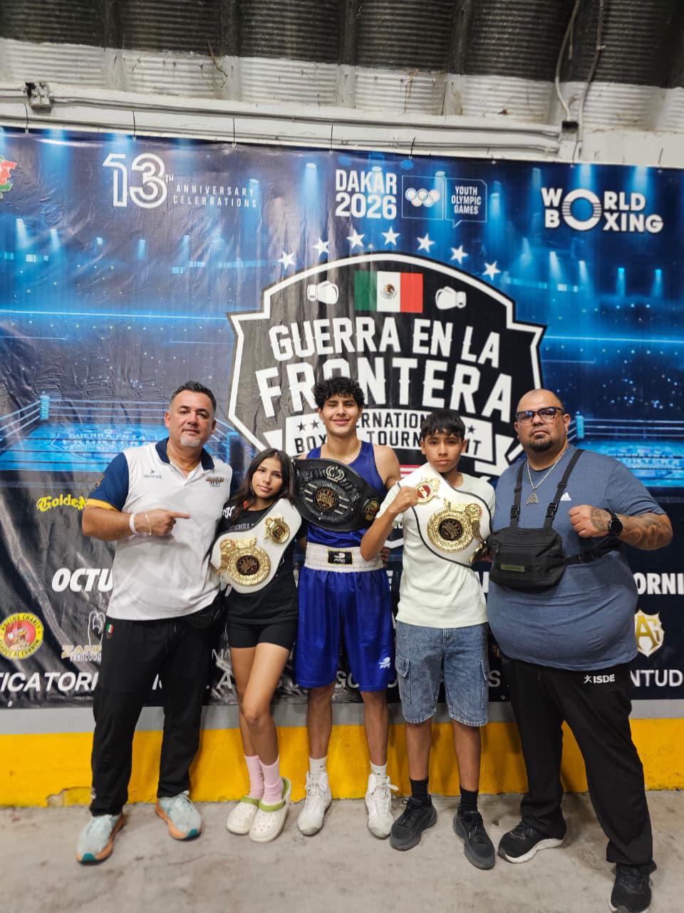 $!Mazatlecos brillan con campeonatos en torneo internacional de boxeo