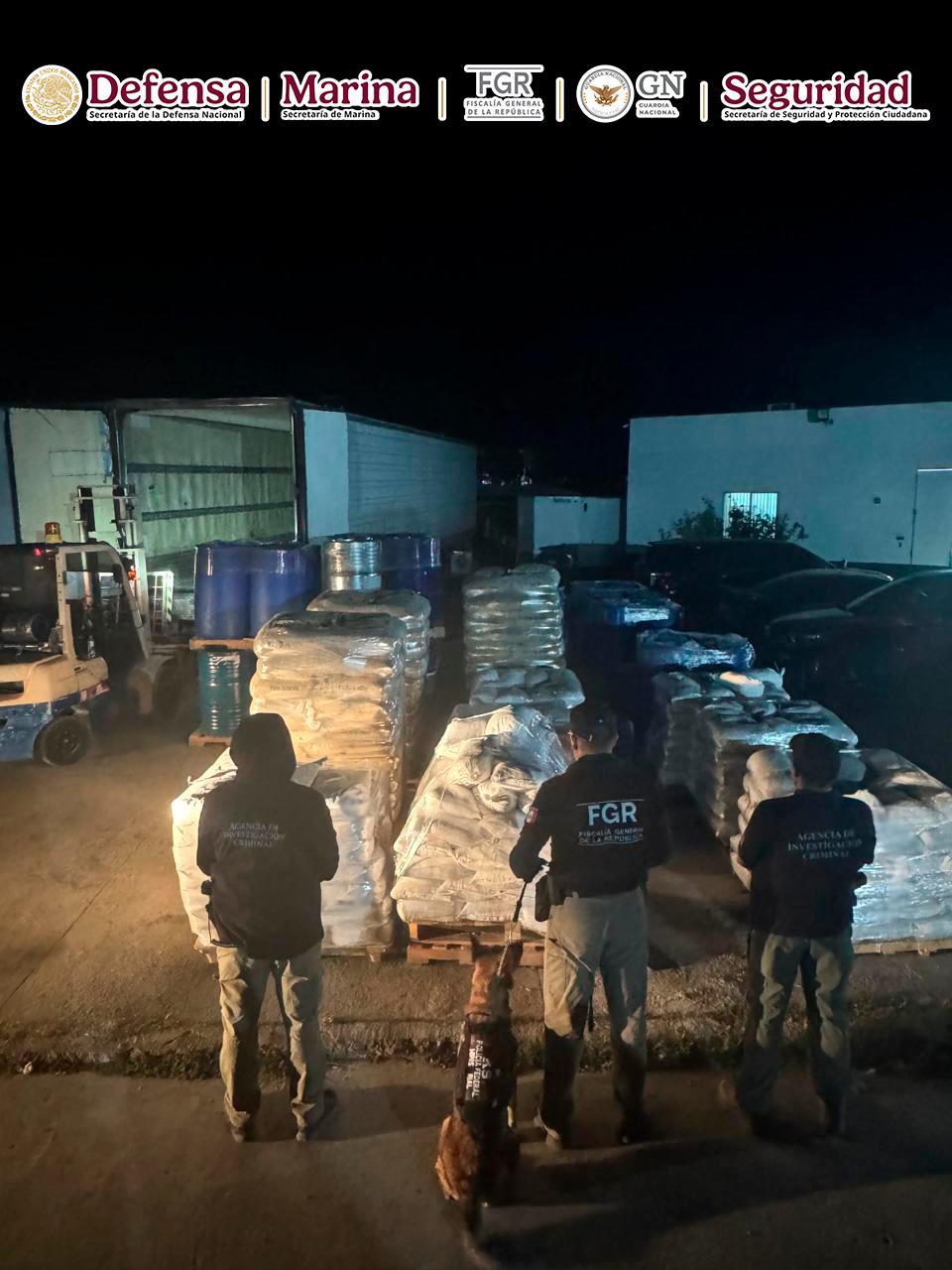 $!Decomisan más de 13 toneladas de precursores químicos en Durango