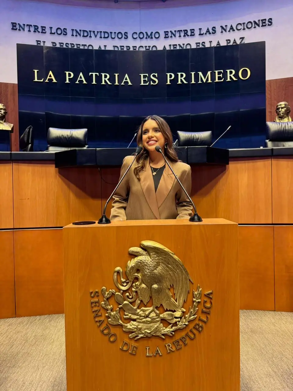 $!Joven de Mazatlán lleva al Senado propuestas sobre inclusión laboral