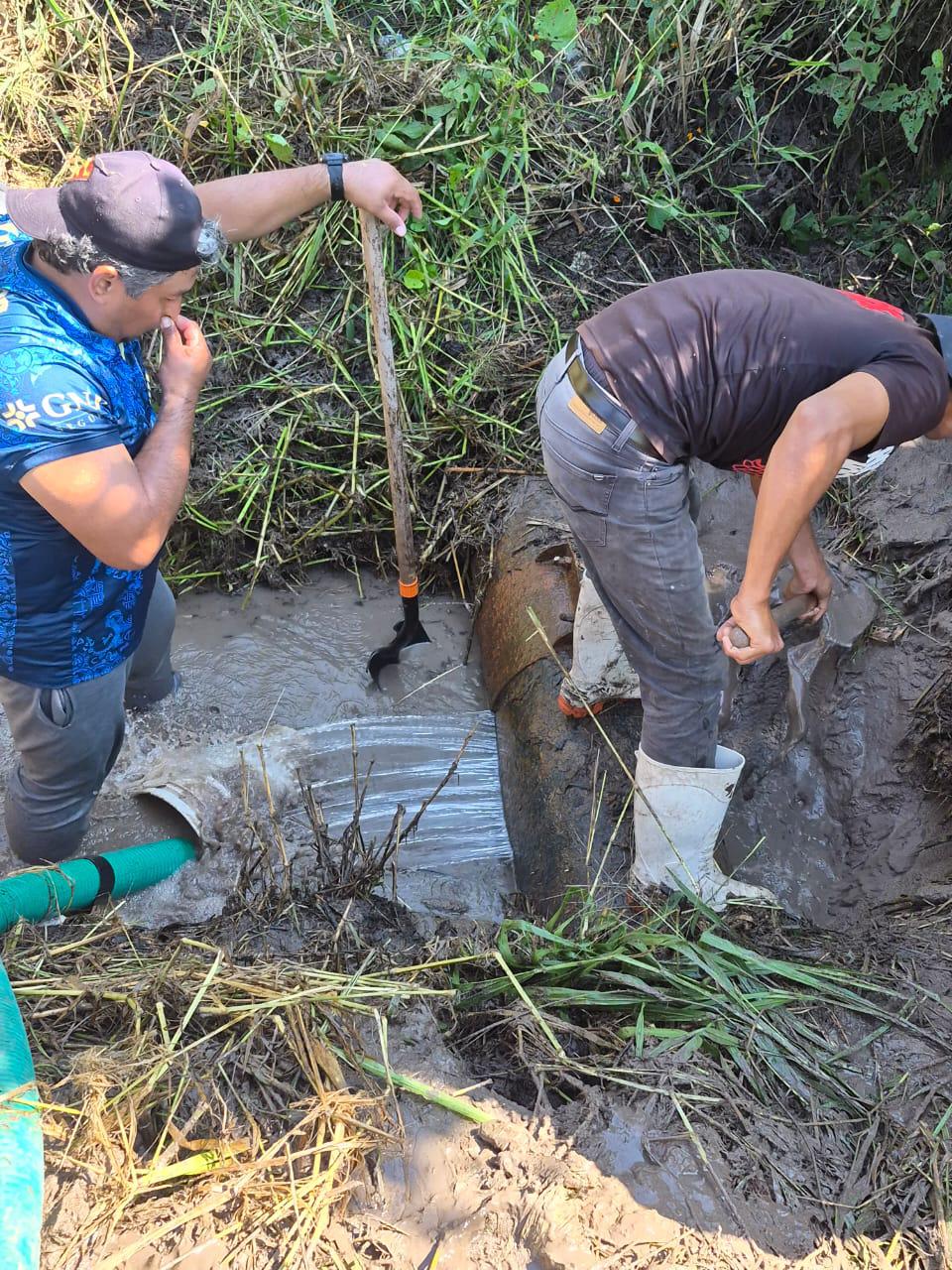 $!Falla en acueducto deja de nuevo a Escuinapa sin agua potable