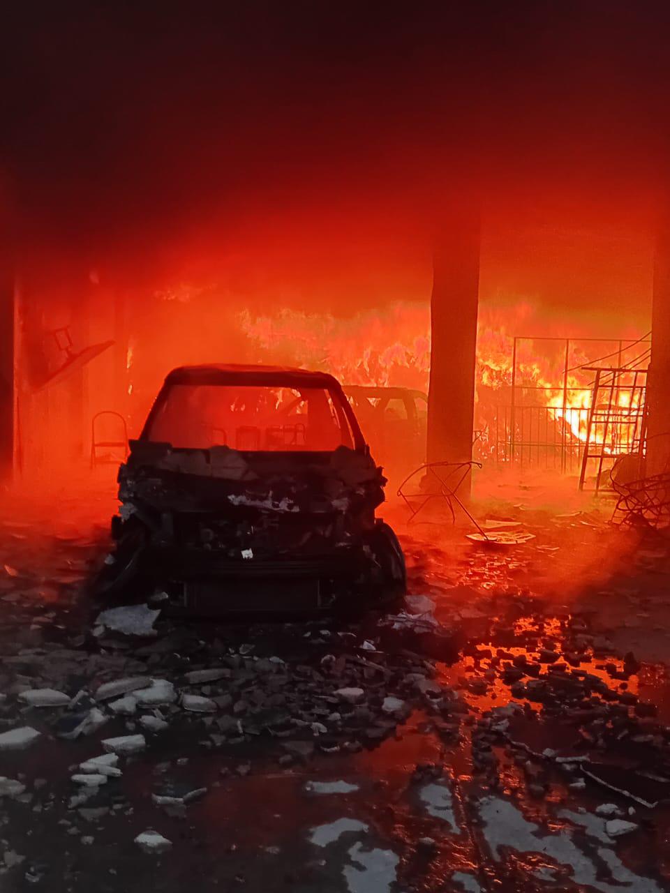 $!Se incendia bodega de telas y persianas en Escuinapa