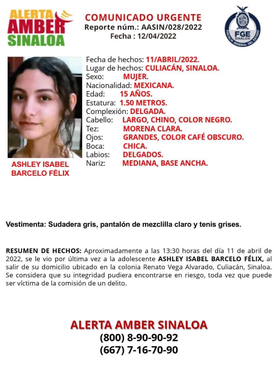 $!En abril se han activado 12 fichas de búsqueda de mujeres en Sinaloa; la mitad siguen desaparecidas