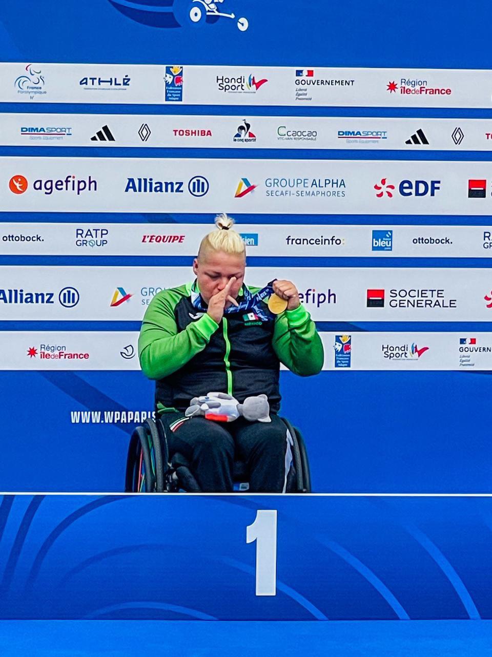 $!¡Mazatleca Rosa María Guerrero es campeona mundial y logra plaza para París 2024!