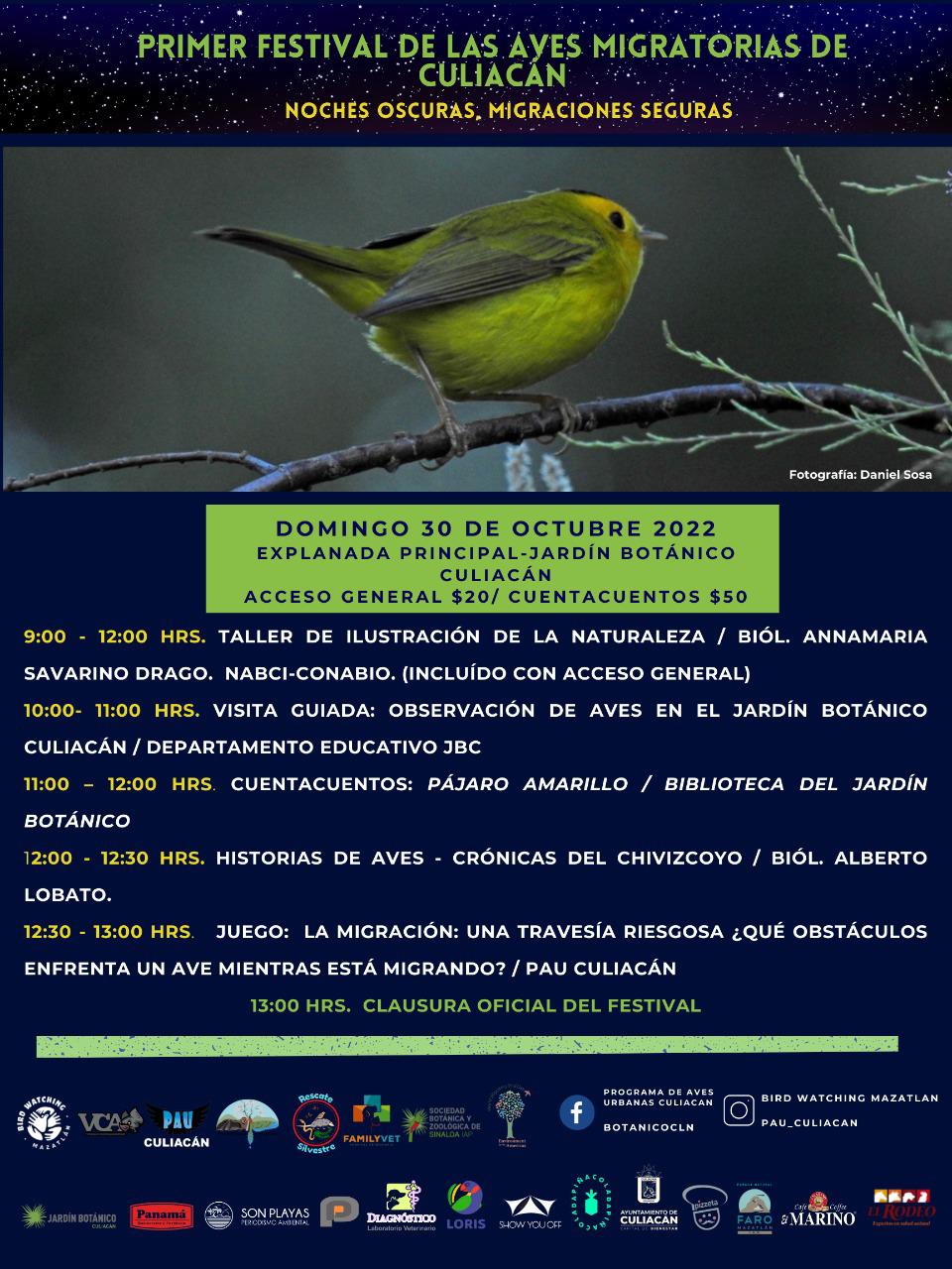 $!Invitan a Primer Festival sobre Aves Migratorias en Jardín Botánico Culiacán