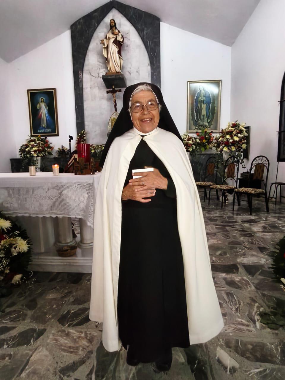 $!Tiene Ma. Inés 57 años consagrada a amar y reparar el Corazón de Jesús