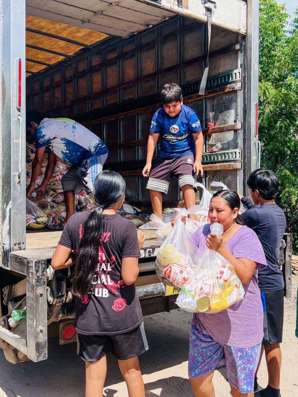 $!Sebides entrega más de 2 mil despensas a comunidades indígenas