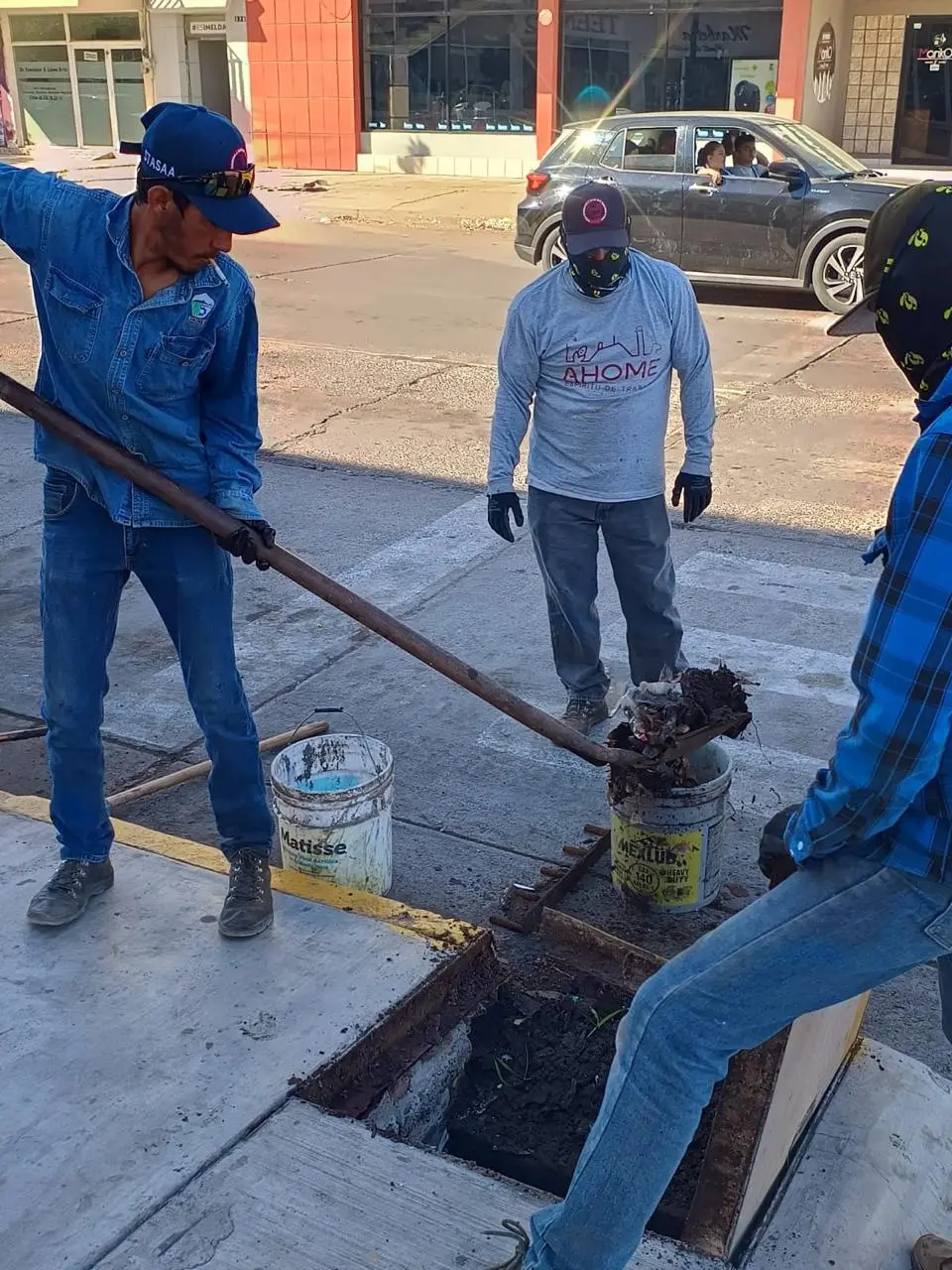 $!Refuerzan en Ahome limpieza de drenes y cárcamos para prevenir inundaciones