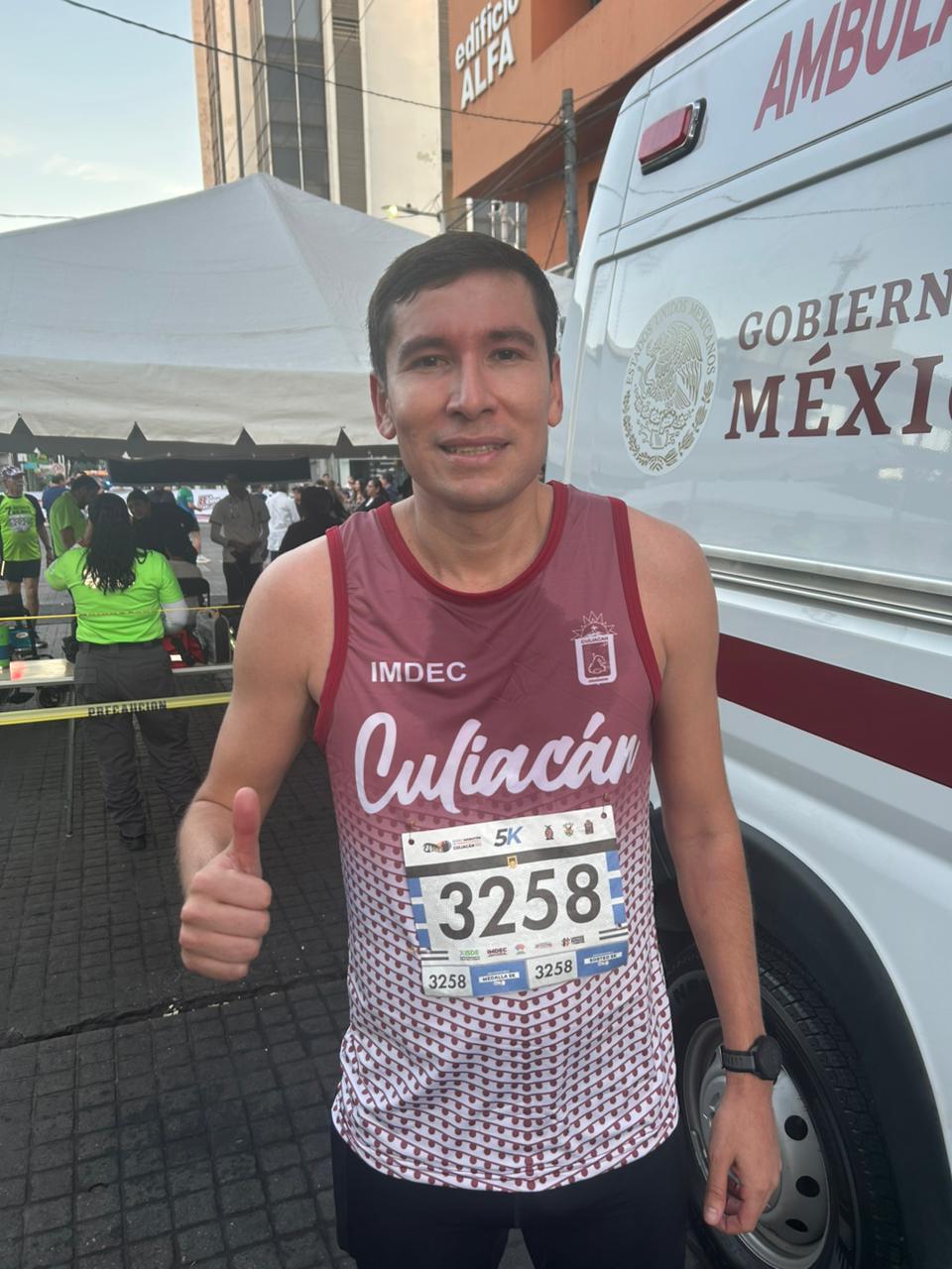 $!Javier Armenta: El corredor que venció a la muerte y ahora conquista el asfalto en Culiacán