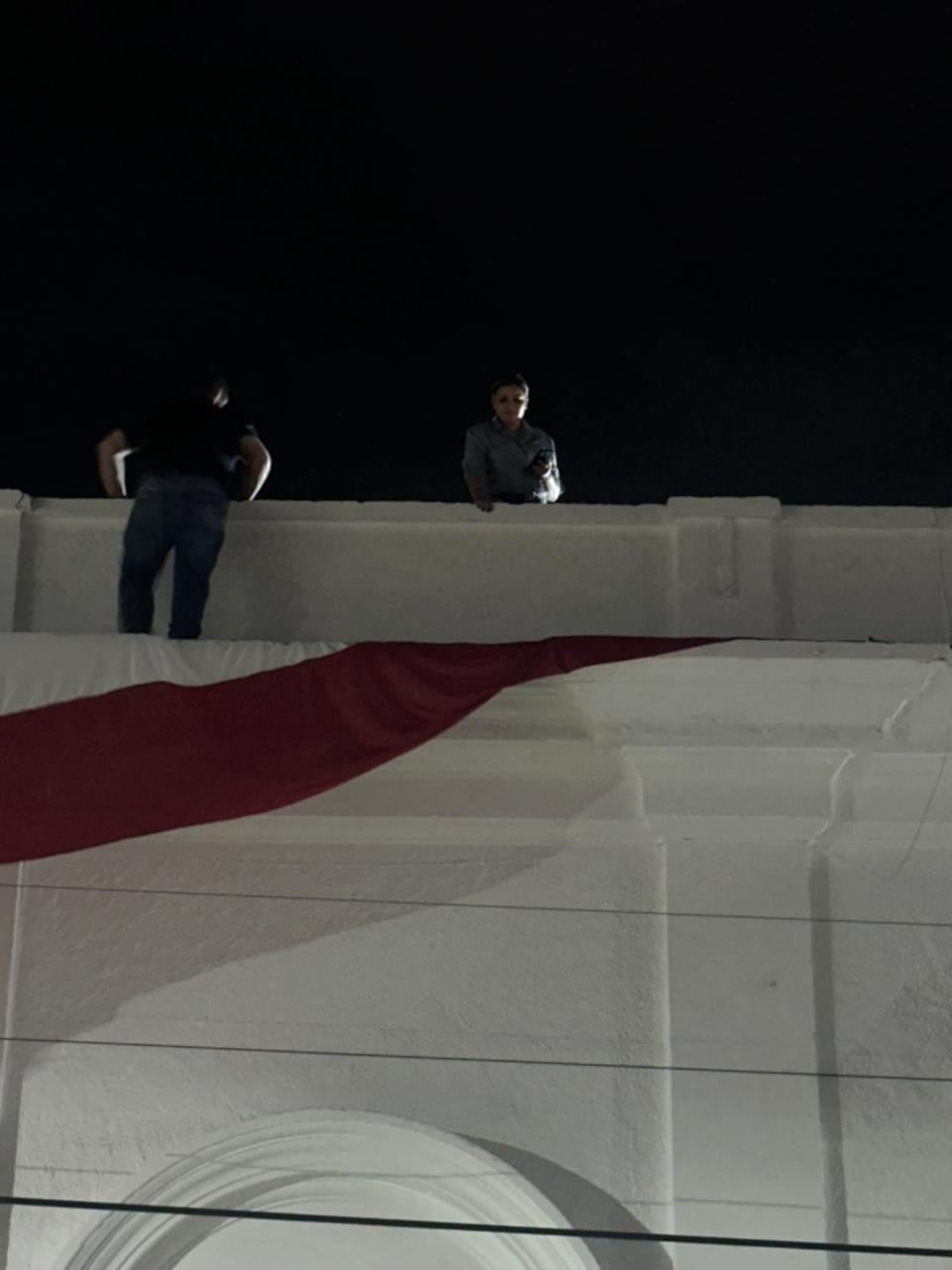 $!Decoración de fiestas patrias en Escuinapa estuvo a cargo de una coordinadora de eventos