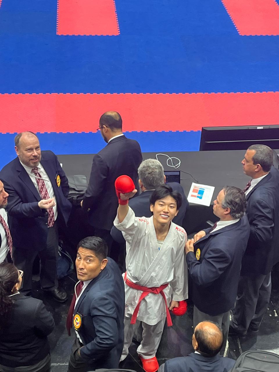 $!Mazatleco Daniel Yoshii se corona campeón panamericano juvenil en karate