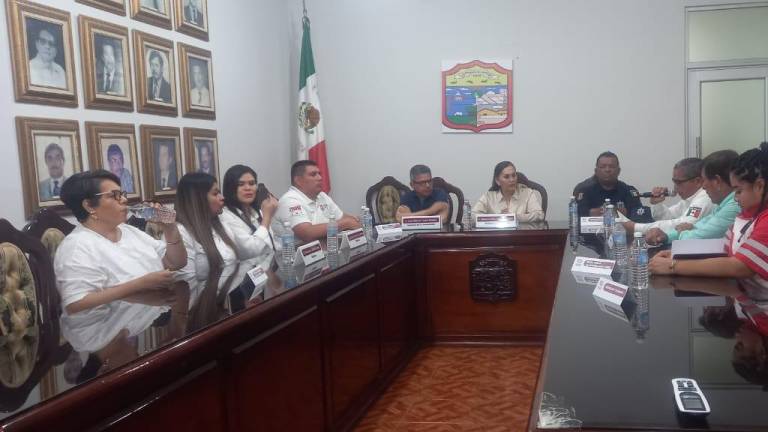 LA Alcaldesa Blanca Estela García Sánchez presentó el balance del resultado de operativos de seguridad.