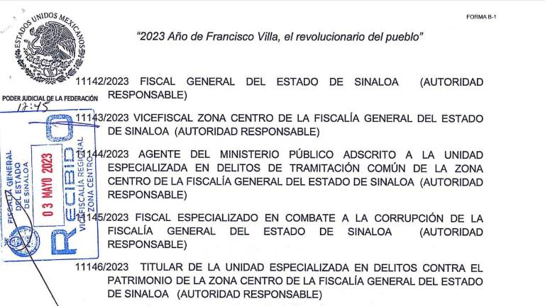 El pasado 30 de abril fue otorgada la suspensión frente a orden de aprehensión, detención, presentación y/o ejecución por parte de autoridades.