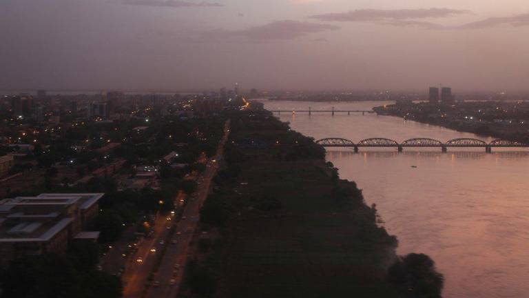 Vista aérea de Jartum, la capital de Sudán.
