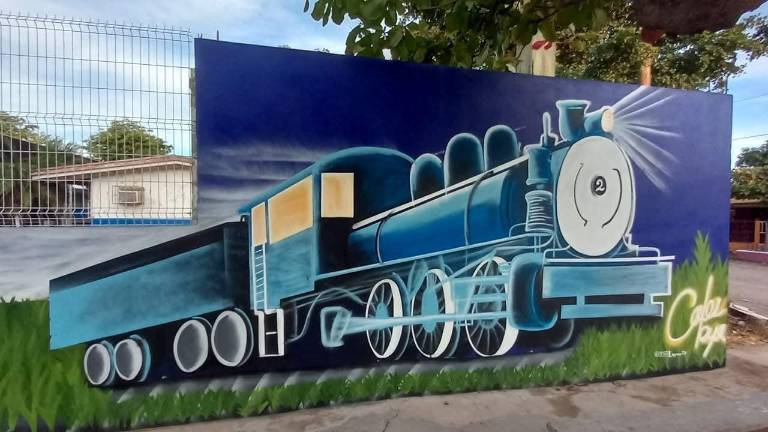 En San Pedro, Navolato, inauguran mural de paz.