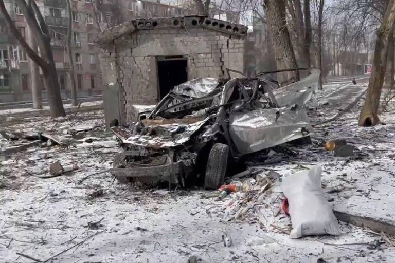 Acusa el Presidente de Ucrania a Occidente de falta de valor mientras su país lucha